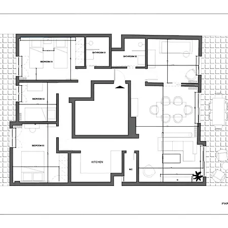 Deluxe 4 Bedrooms In Center Apartment Athens
